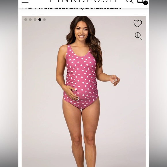 Pink Blush and Ingrid & Isabel maternity swimsuits Large - Picture 4 of 7